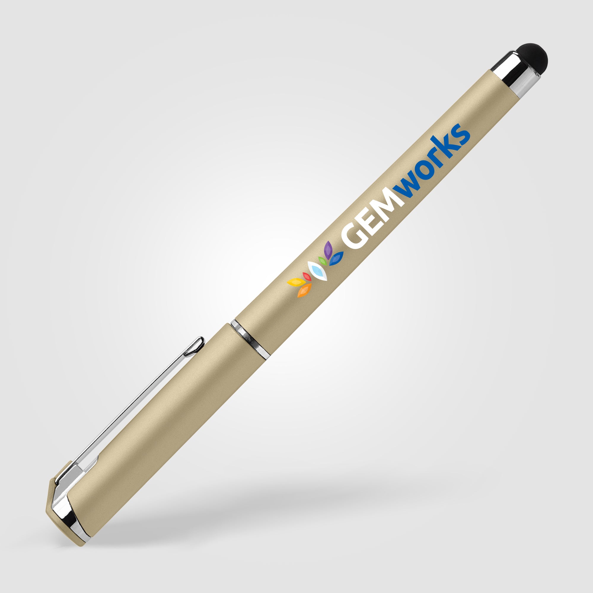 Islander Softy Metallic Gel Pen w/ Stylus - ColorJet-zoom-2