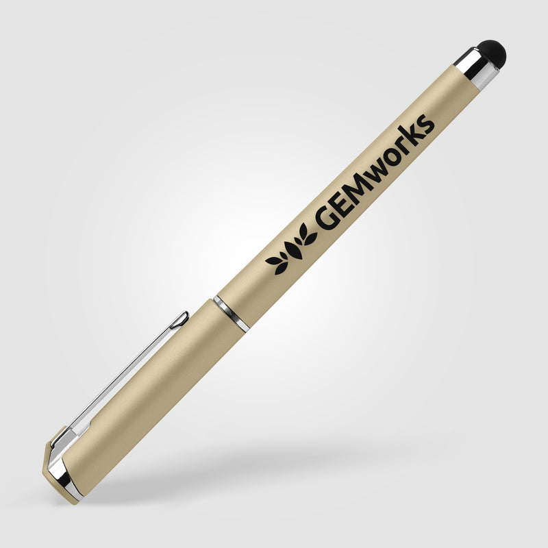 Islander Softy Metallic Gel Pen w/ Stylus-zoom-