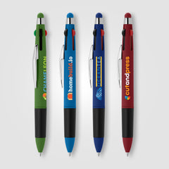 Image of the Quattro Softy Brights Multi Ink w/ Stylus - ColorJet promotional product, SKU AGR-C.