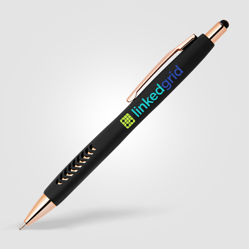 Avalon Softy Rose Gold Pen w/ Stylus - ColorJet-zoom-