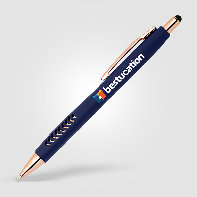 Avalon Softy Rose Gold Pen w/ Stylus - ColorJet-zoom-