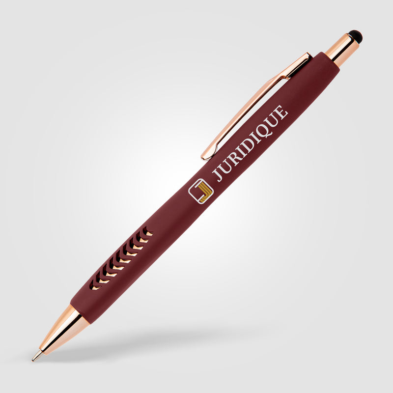 Avalon Softy Rose Gold Pen w/ Stylus - ColorJet-zoom-