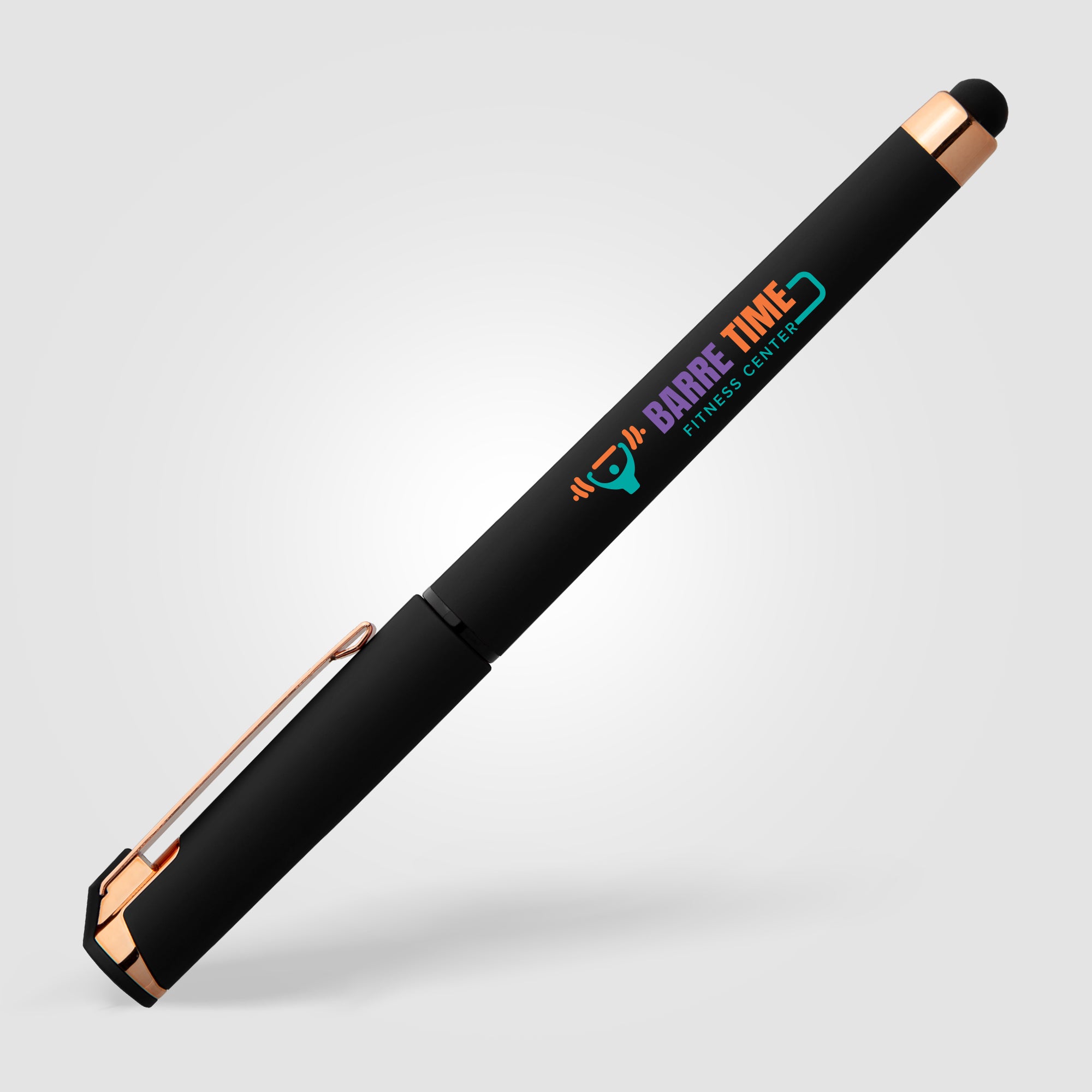 Islander Softy Rose Gold Gel Pen w/ Stylus - ColorJet-zoom-2