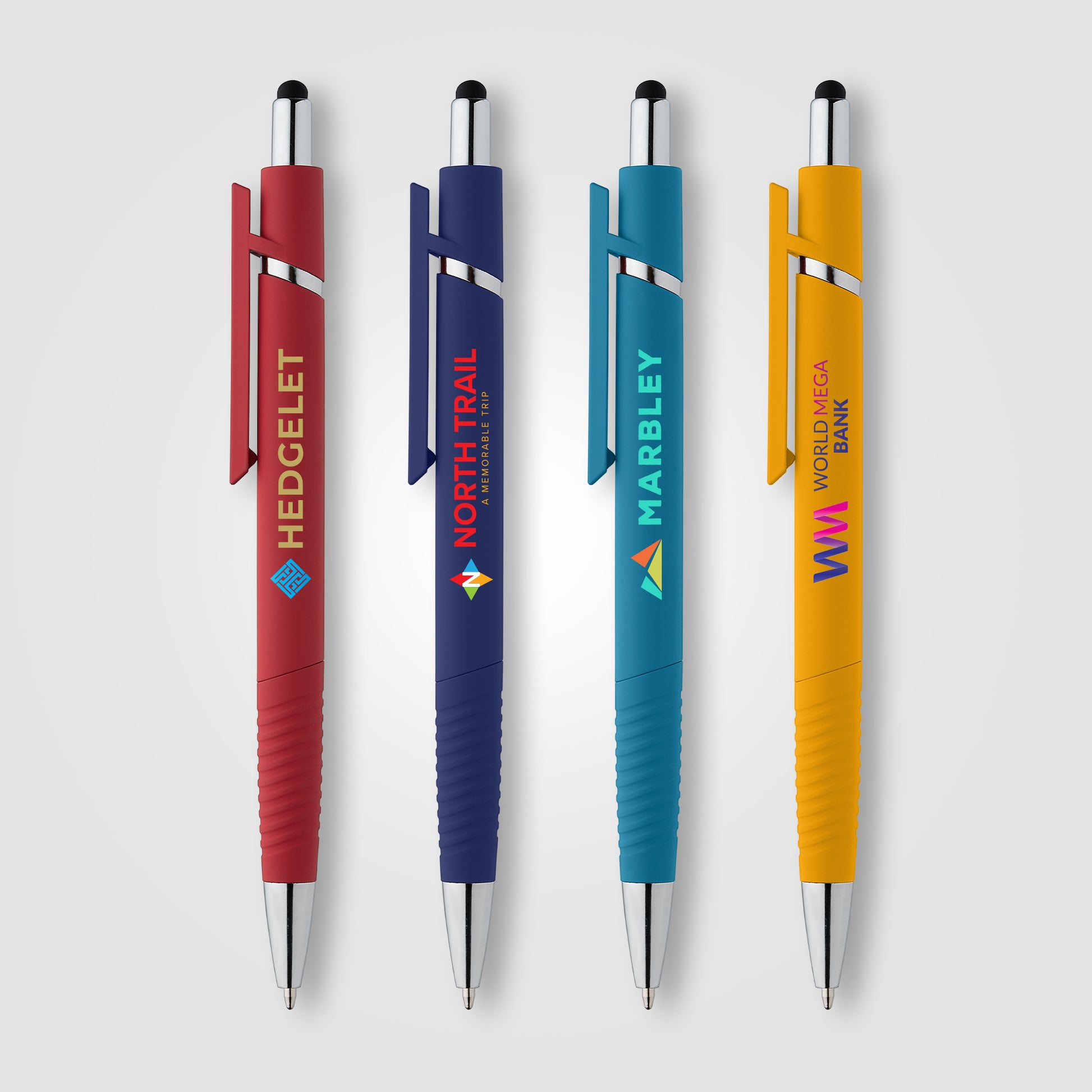 Image of the Aviator Softy Brights Pen w/ Stylus - ColorJet promotional product, SKU AHC-C.