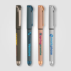 Image of the Islander Softy Monochrome Metallic Stylus Gel Pen - ColorJet promotional product, SKU AHT-C.