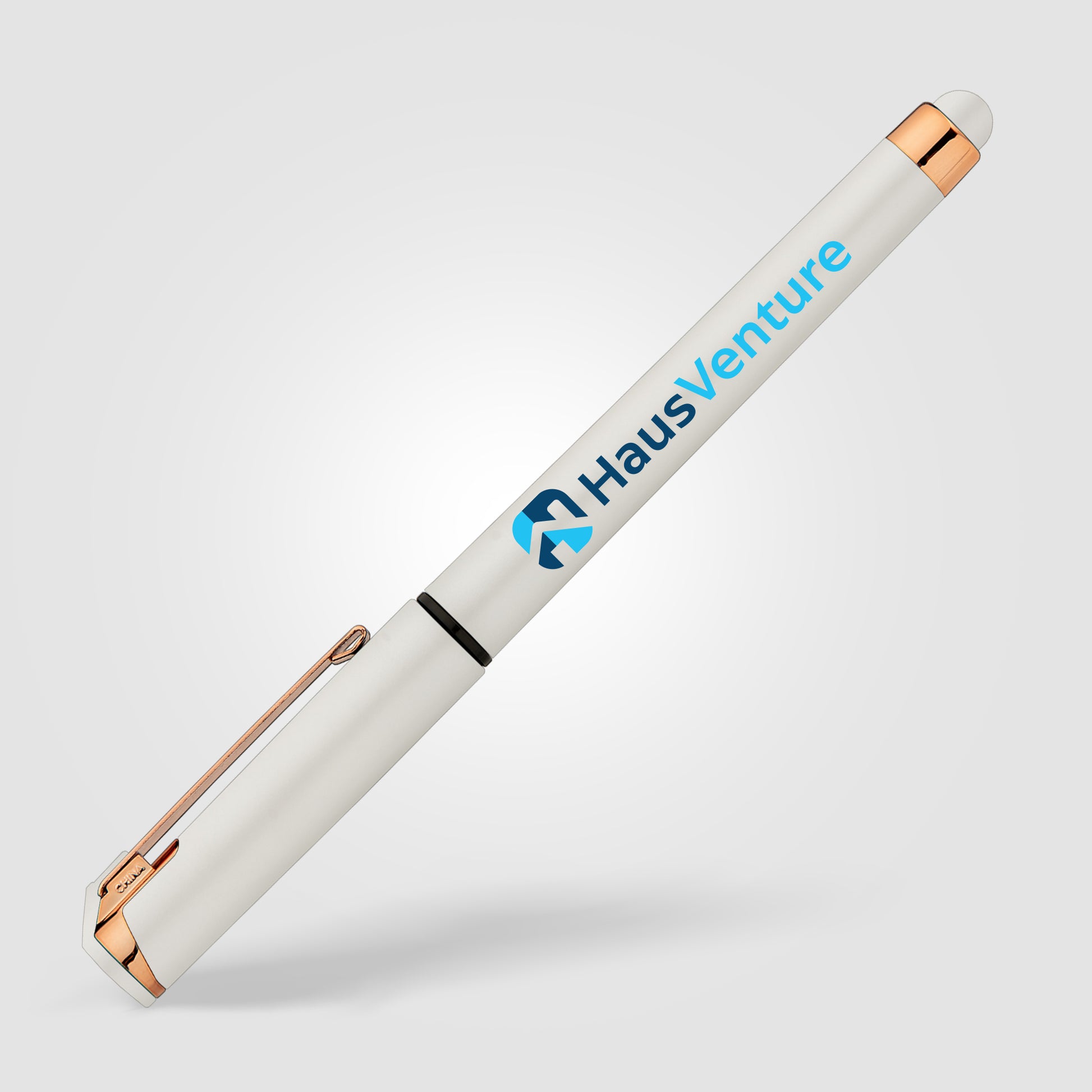 Islander Pearl Rose Gold Stylus Gel Pen - ColorJet-4