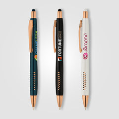 Image of the Avalon Pearl Rose Gold Stylus Pen - ColorJet promotional product, SKU AHV-C.