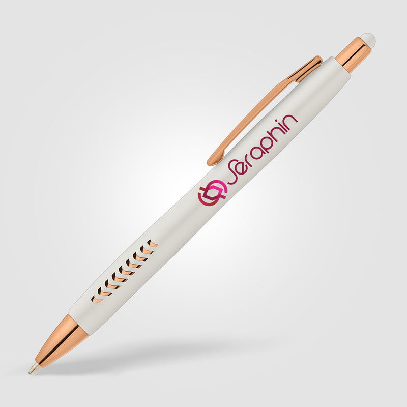 Avalon Pearl Rose Gold Stylus Pen - ColorJet-zoom-