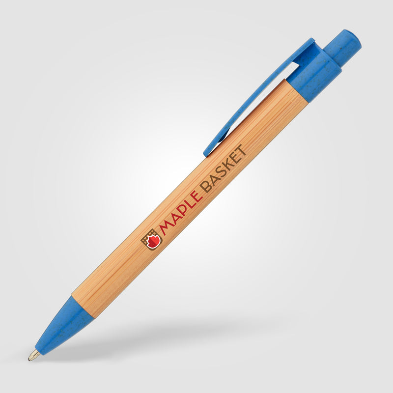 Bali Bamboo Pen with Wheat Plastic Trim - ColorJet-zoom-