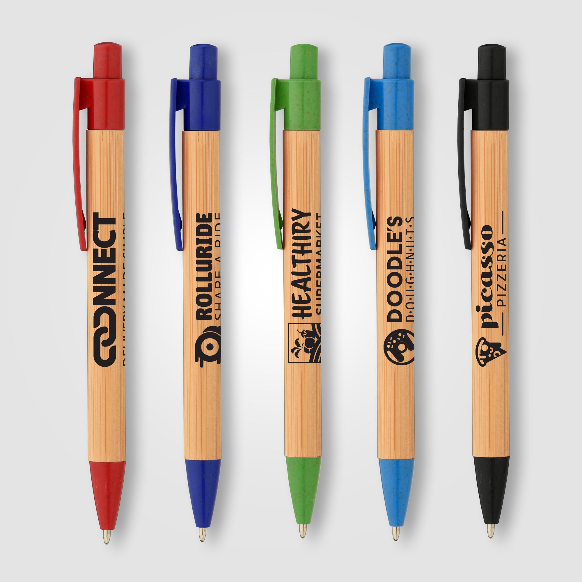 Image of the Bali Bamboo Pen with Wheat Plastic Trim promotional product, SKU AJB.