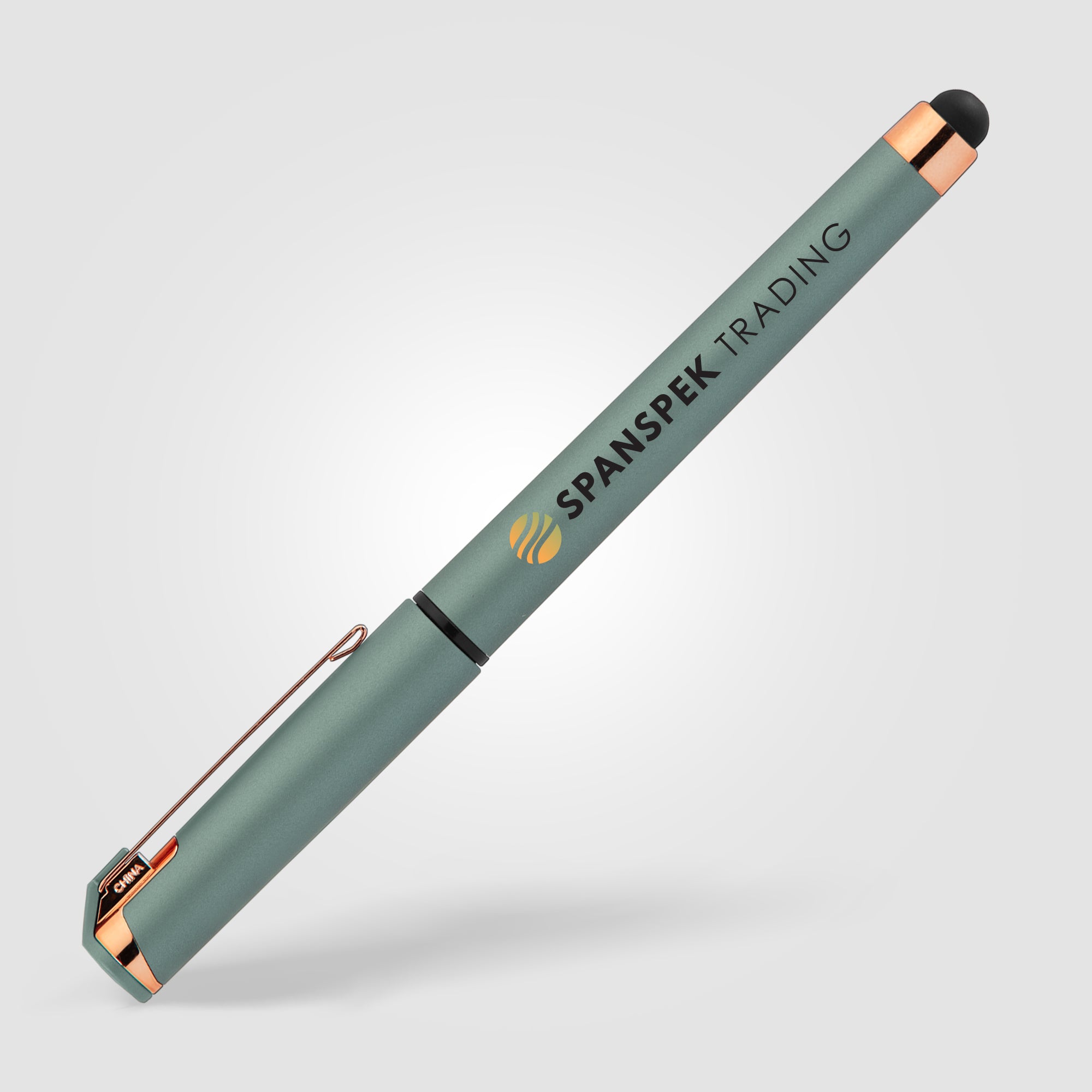 Islander Softy Rose Gold Metallic Designer Gel Pen w/ Stylus - ColorJet-zoom-5