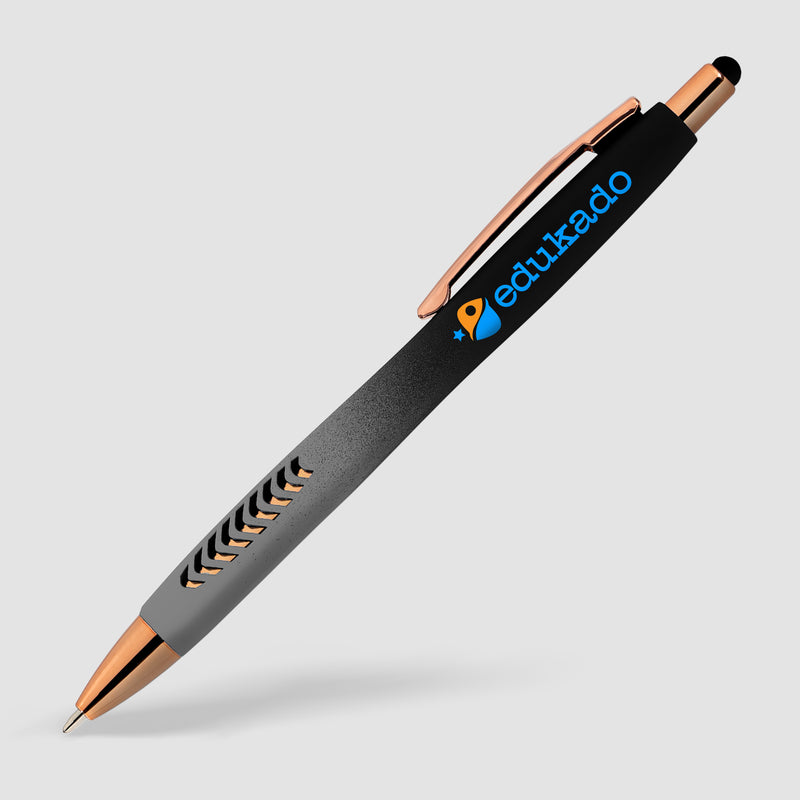 Avalon Ombre Softy Rose Gold Pen w/ Stylus- ColorJet-zoom-