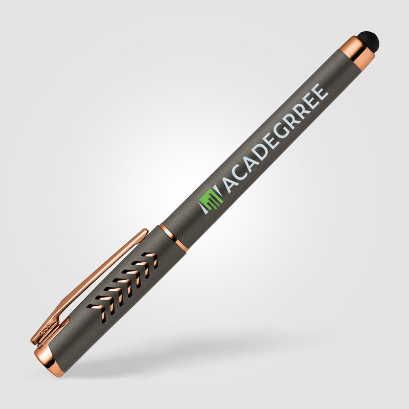 Hollywood Rose Gold Gel Pen w/Stylus - ColorJet-zoom-