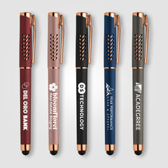 Image of the Hollywood Rose Gold Gel Pen w/Stylus promotional product, SKU AJH.