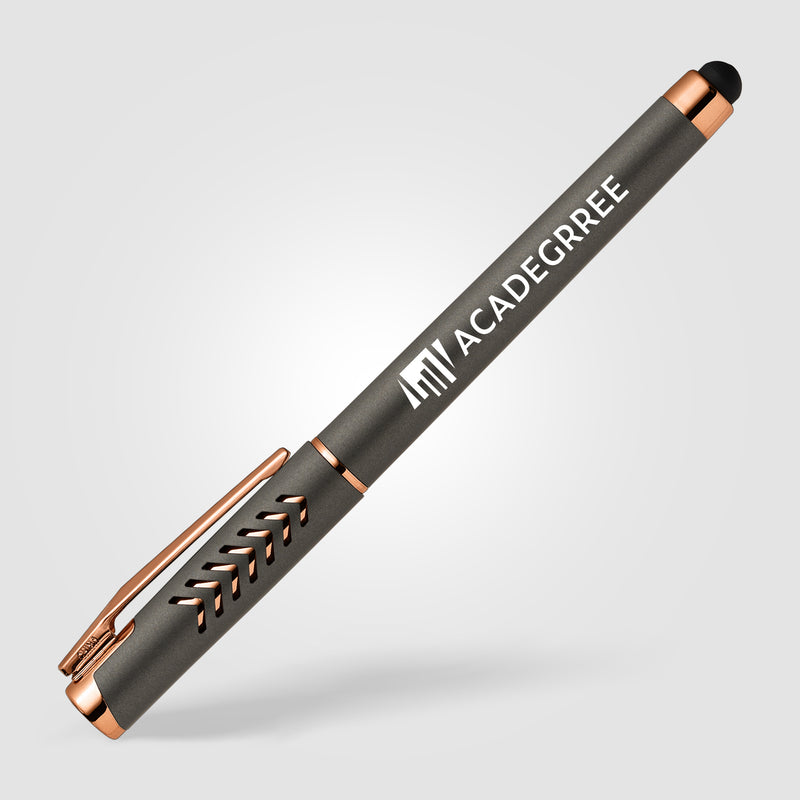 Hollywood Rose Gold Gel Pen w/Stylus-zoom-