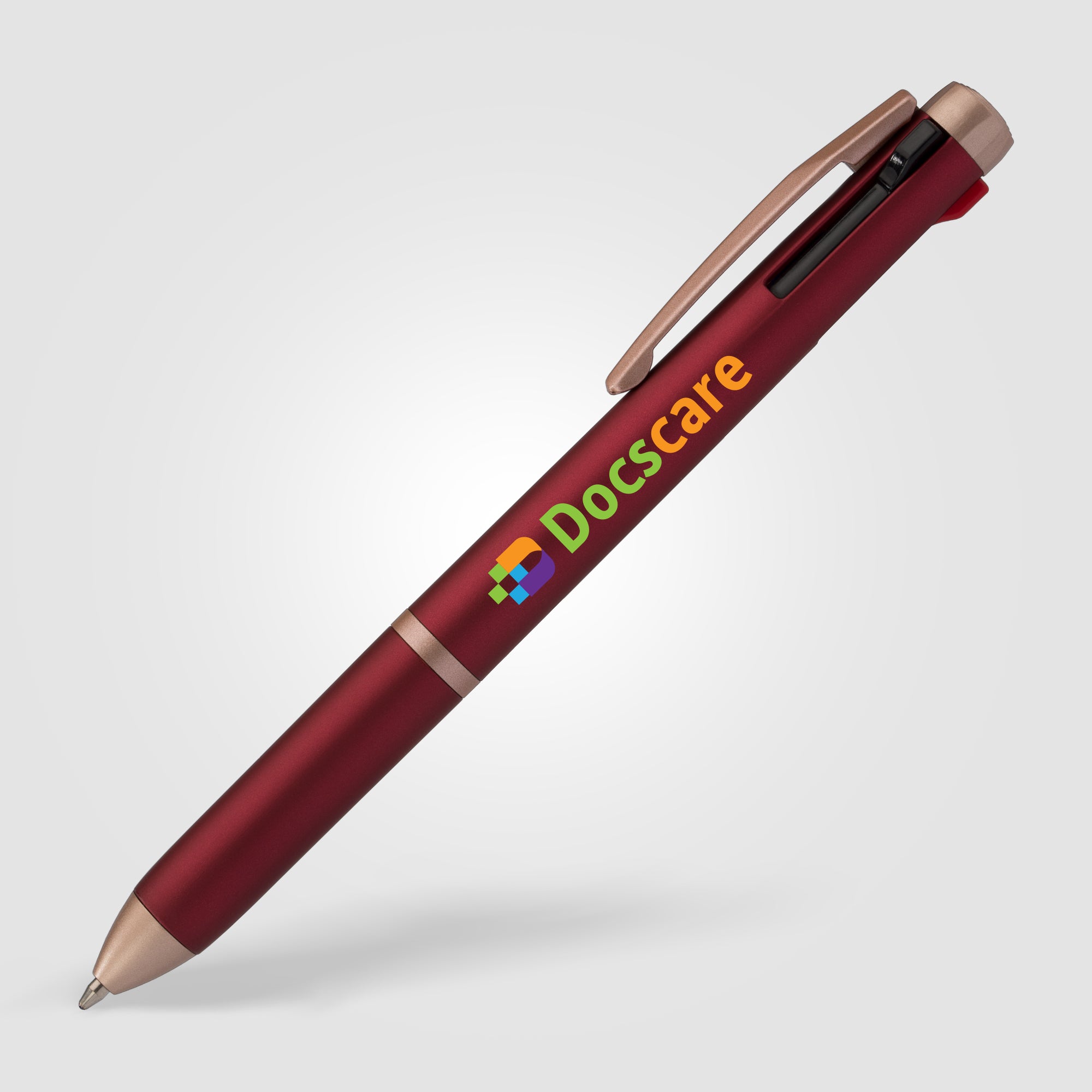 Trio Rose Gold Multi-Ink Pen - ColorJet-zoom-2