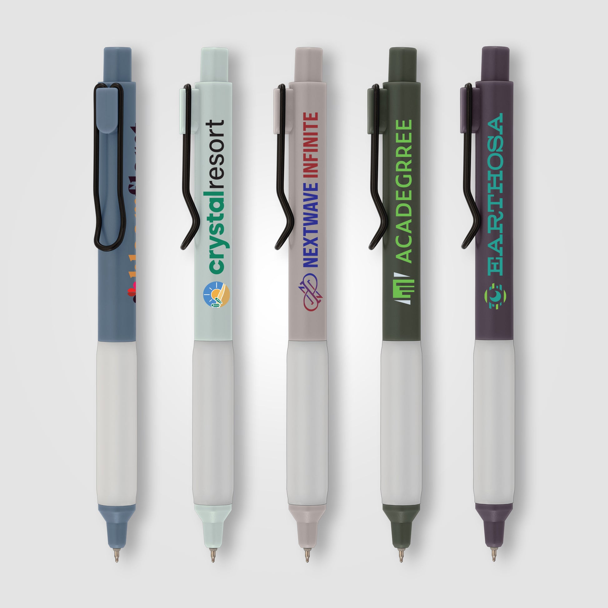 Image of the Cloud Grip Retractable Gel Pen - Extra Fine Point 0.5 mm - ColorJet promotional product, SKU AJO-C.