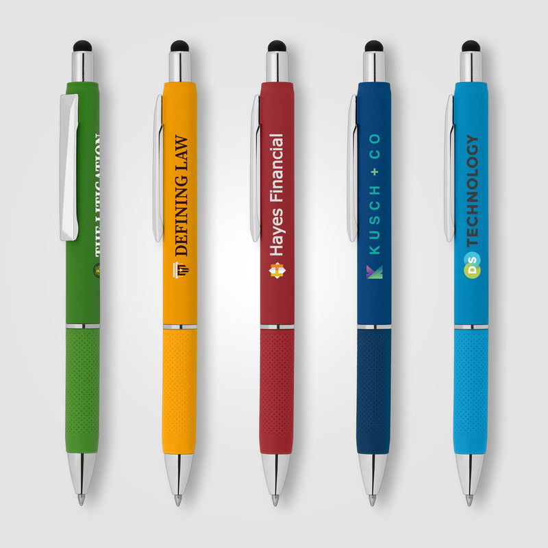 Serena Retractable Gel Stylus Pen- ColorJet-zoom-
