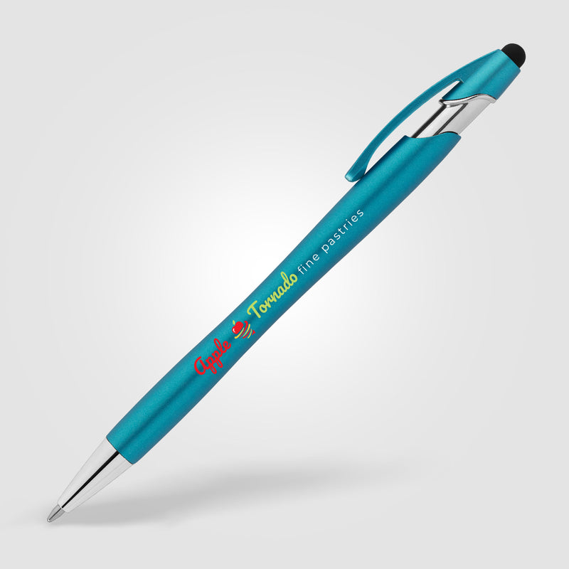 La Jolla Recycled Pen w/ Stylus + Anti-Fraud Ink - ColorJet-zoom-