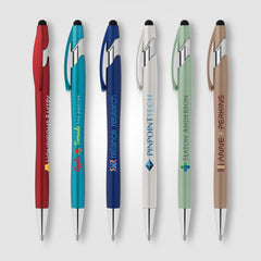 Image of the La Jolla Recycled Pen w/ Stylus + Anti-Fraud Ink - ColorJet promotional product, SKU AJY-C.