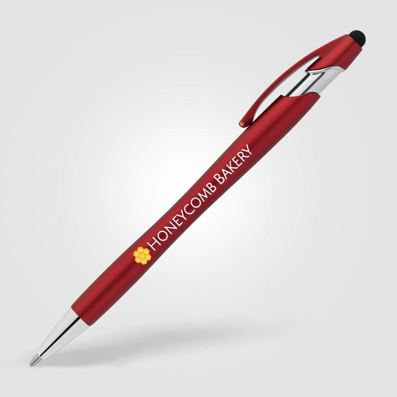 La Jolla Recycled Pen w/ Stylus + Anti-Fraud Ink - ColorJet-zoom-