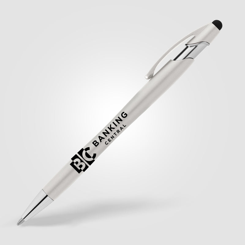 La Jolla Recycled Pen w/ Stylus + Anti-Fraud Ink-zoom-