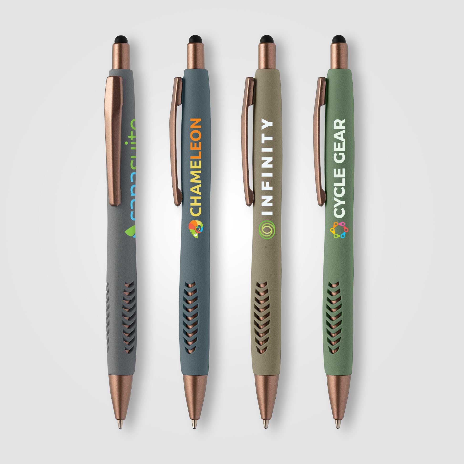 Image of the Avalon Stone Finish Stylus Pen - ColorJet promotional product, SKU AKM-C.