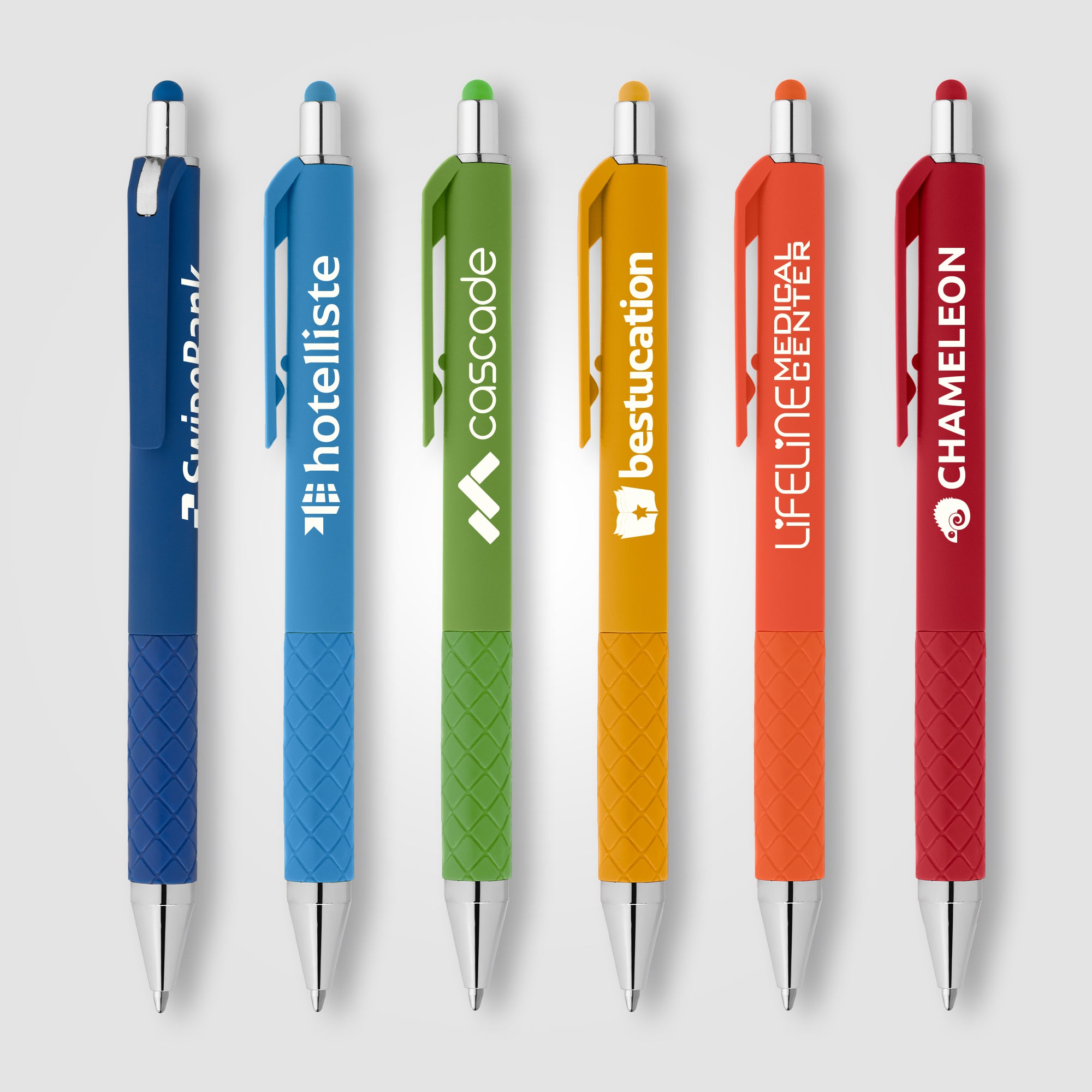 Image of the Islander Gel Retractable Bright Stylus Pen promotional product, SKU AKR.