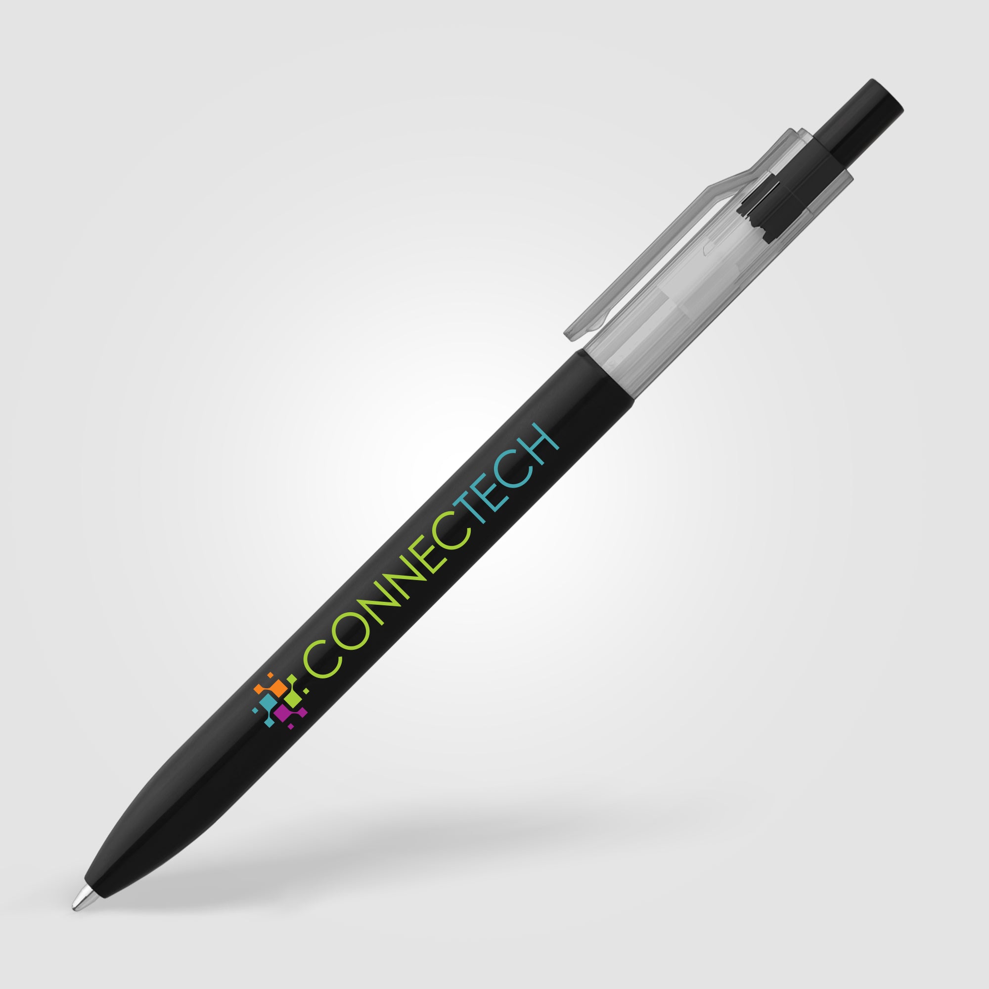 Nimbus RPET Translucent Clip Pen - ColorJet