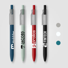 Image of the Nimbus RPET Translucent Clip Pen promotional product, SKU AKU.