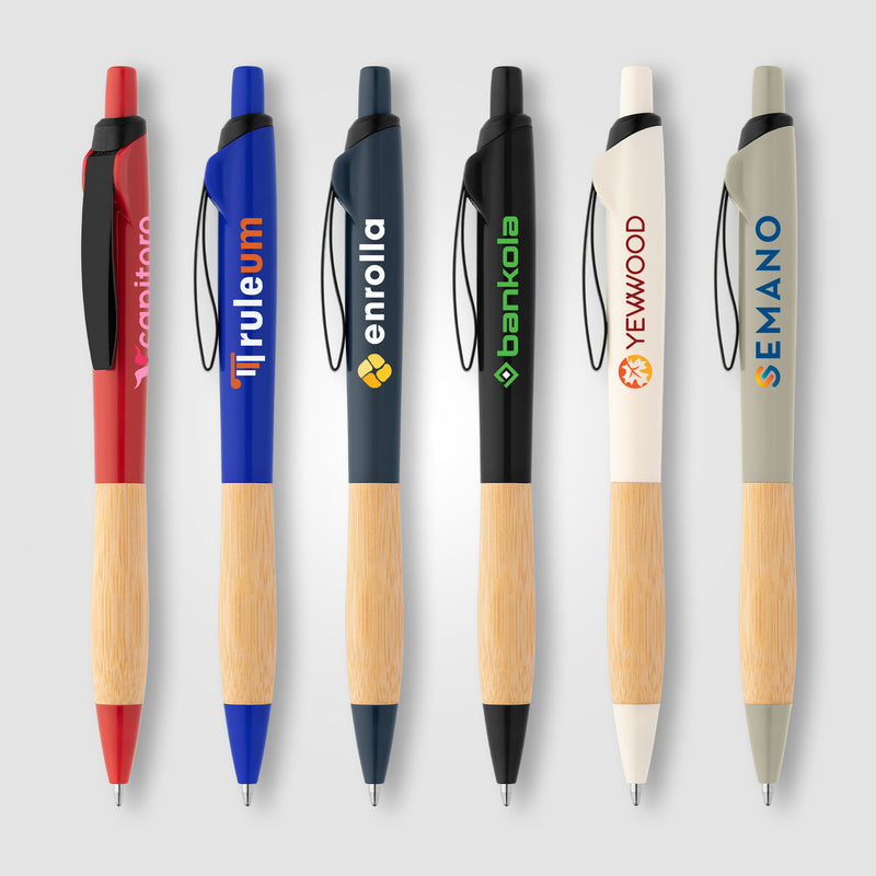 Crest Recycled Plastic Curvy Pen - ColorJet-zoom-
