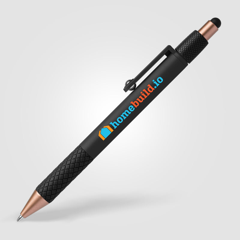 Nora Plastic Spinner Stylus Pen - Full-Color Inkjet-zoom-