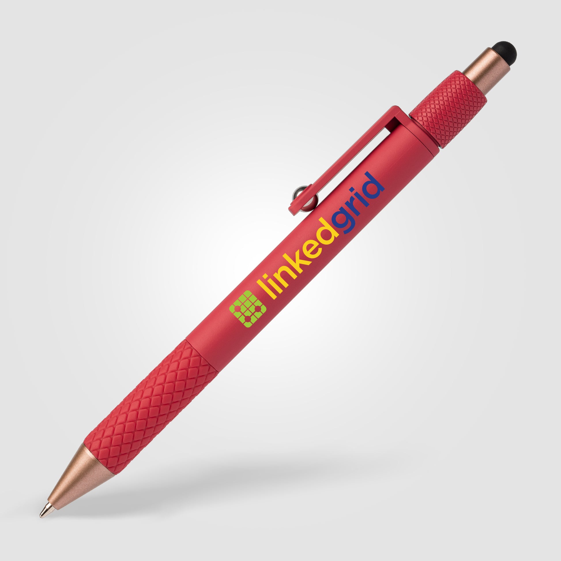 Nora Plastic Spinner Stylus Pen - Full-Color Inkjet-5