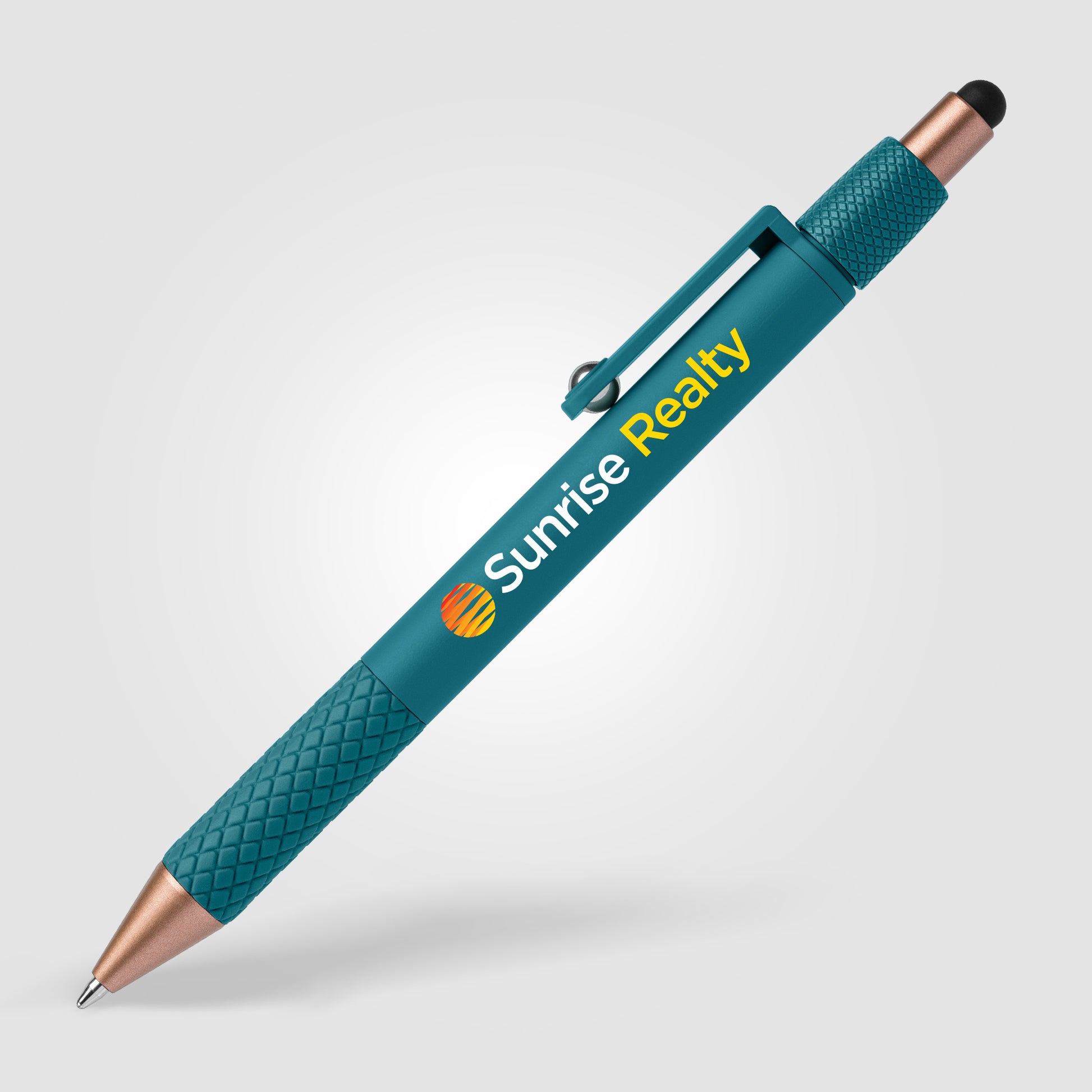 Nora Plastic Spinner Stylus Pen - Full-Color Inkjet-4