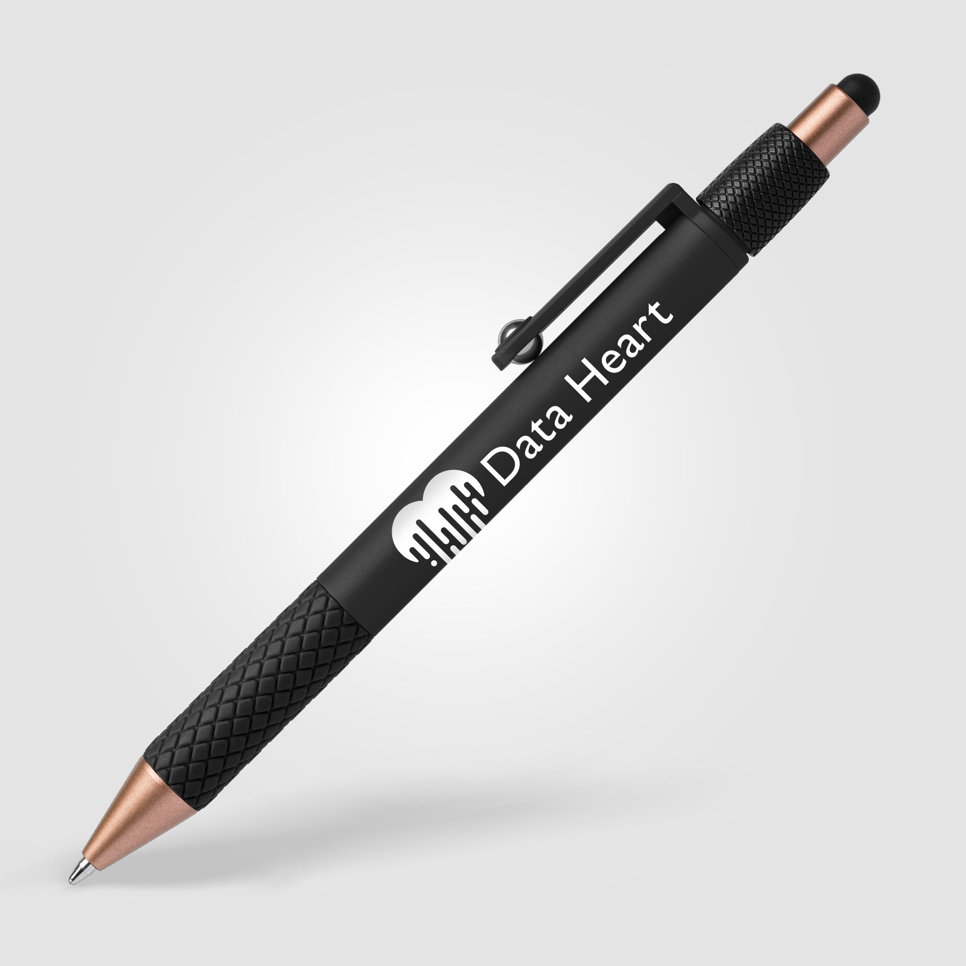 Nora Plastic Spinner Stylus Pen - Silkscreen-3