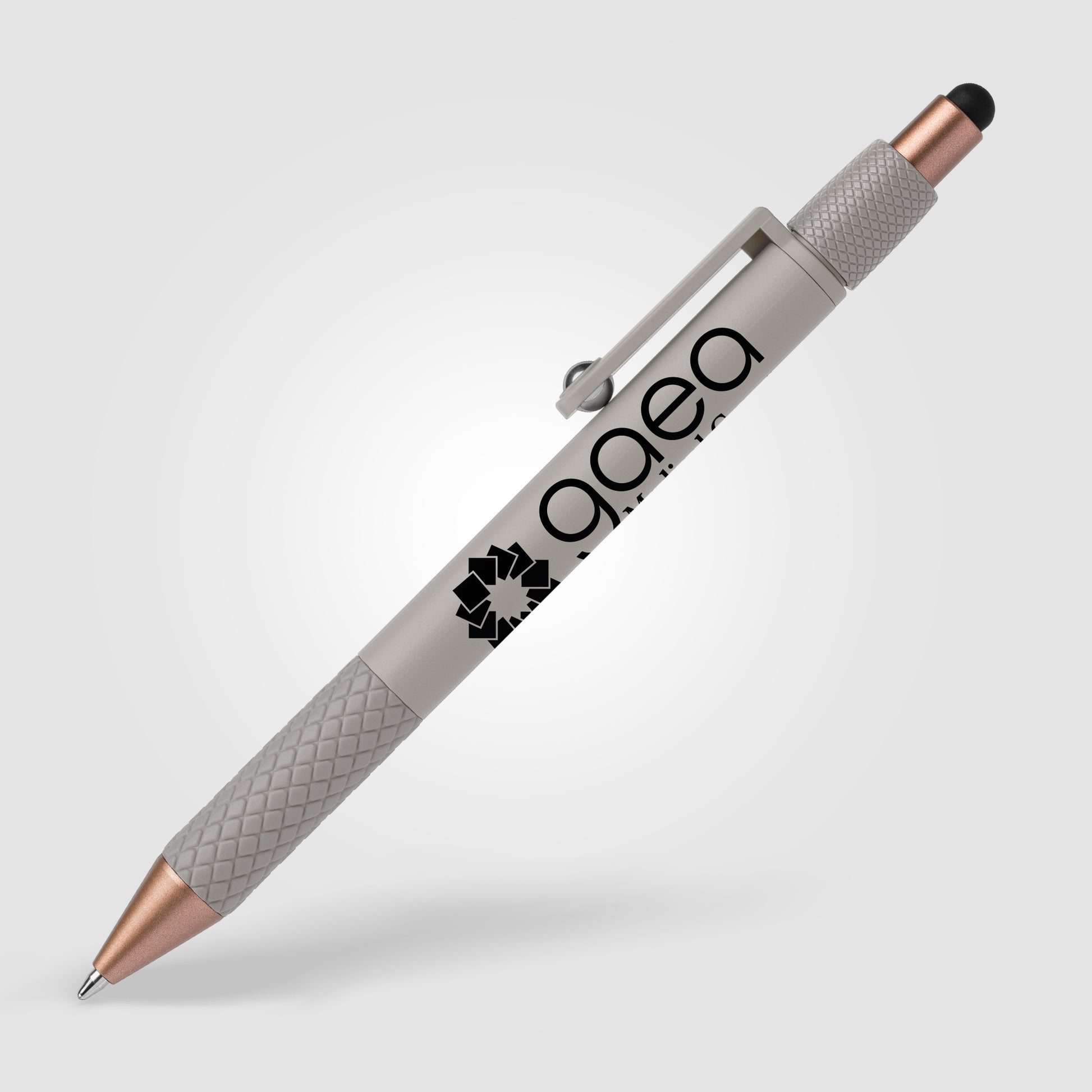 Nora Plastic Spinner Stylus Pen - Silkscreen-6