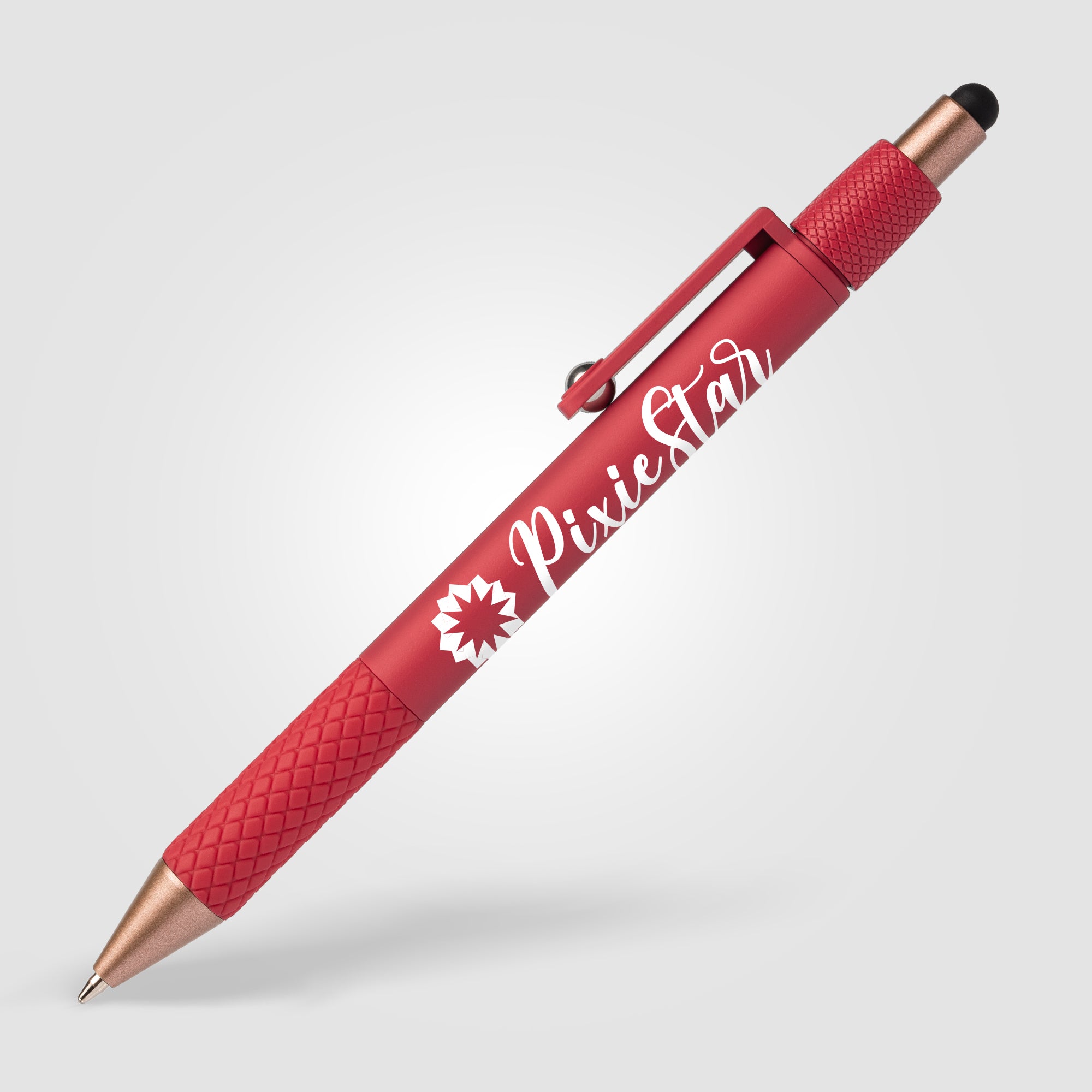 Nora Plastic Spinner Stylus Pen - Silkscreen-zoom-5