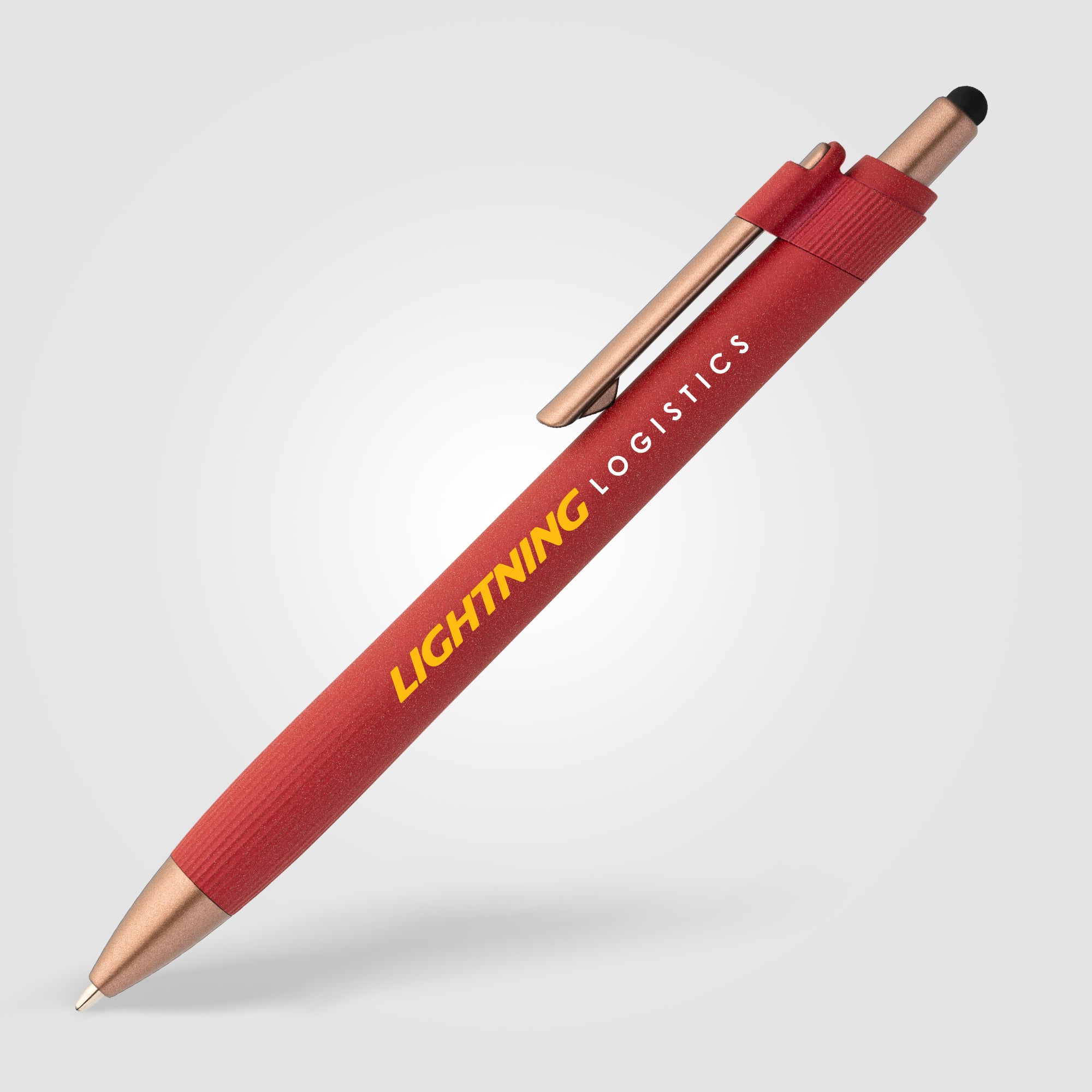 York Recycled Plastic Bronze Trim Stylus Ballpoint Pen -ColorJet-zoom-7