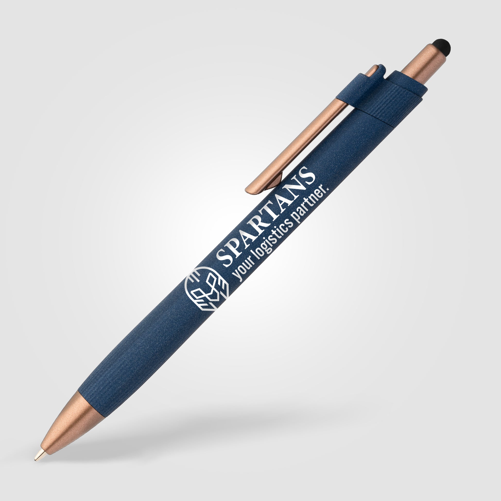 York Recycled Plastic Bronze Trim Stylus Ballpoint Pen-6