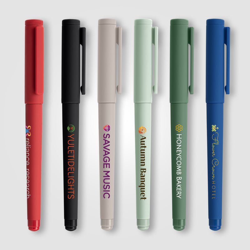 Aeris Recycled Plastic Monochrome Gel Pen -ColorJet-zoom-