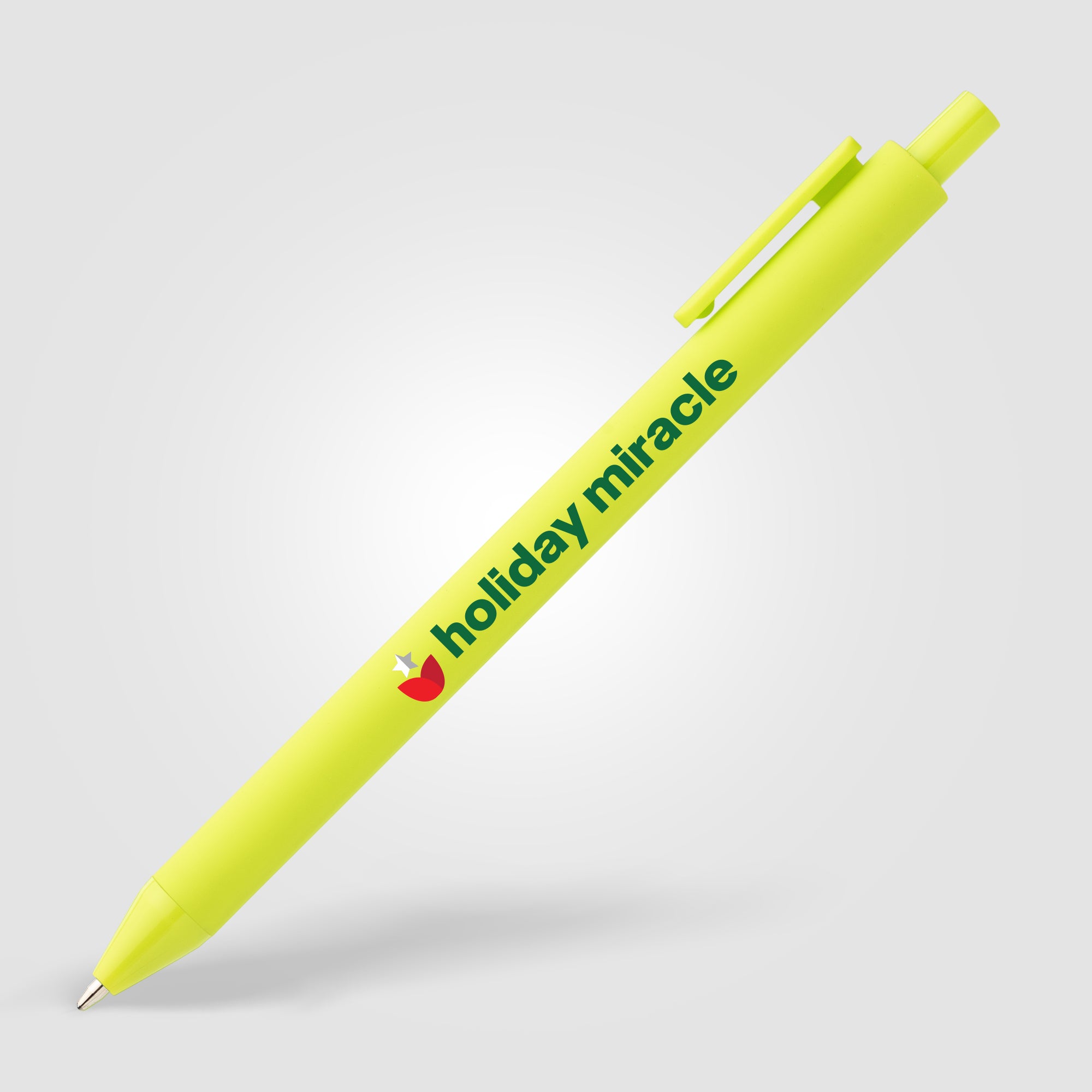 Bloom Recycled Plastic Retractable Soft Touch Pen - ColorJet-zoom-12