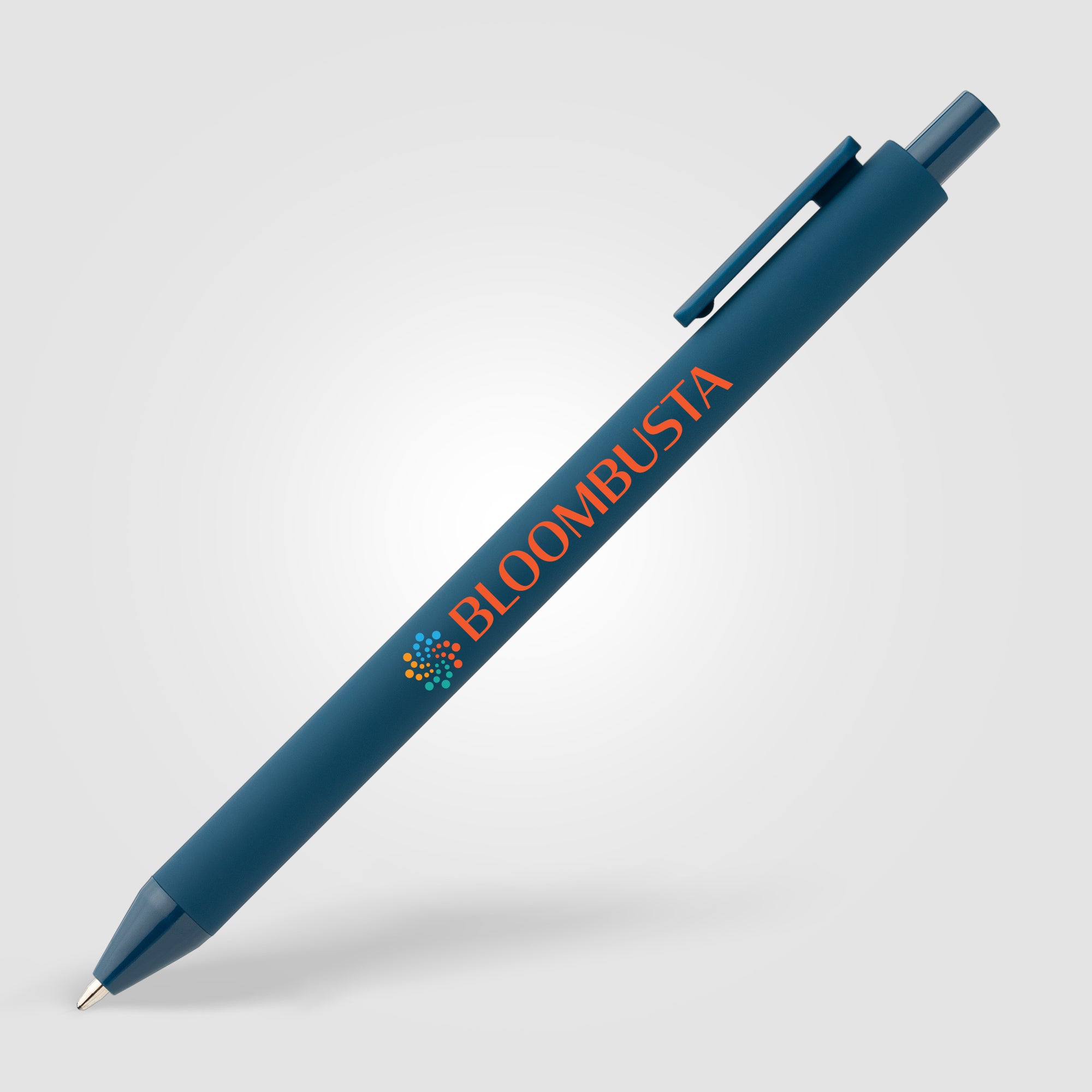 Bloom Recycled Plastic Retractable Soft Touch Pen - ColorJet-zoom-4