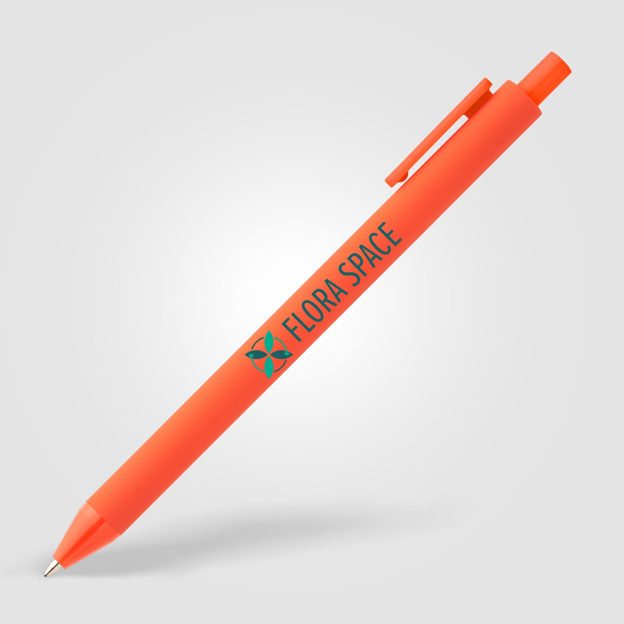 Bloom Recycled Plastic Retractable Soft Touch Pen - ColorJet-zoom-8