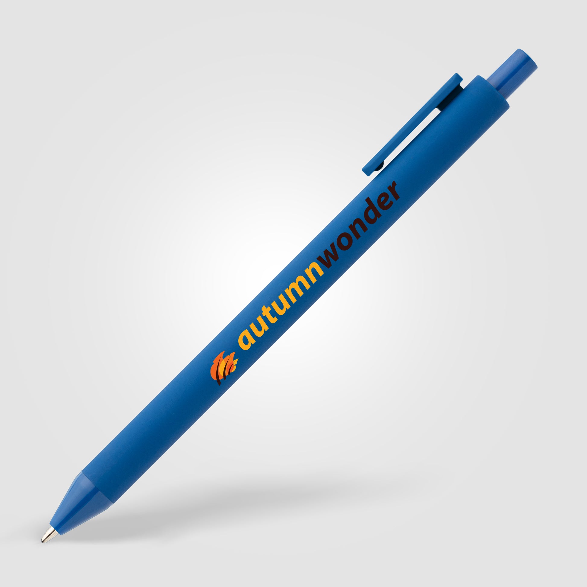 Bloom Recycled Plastic Retractable Soft Touch Pen - ColorJet-5