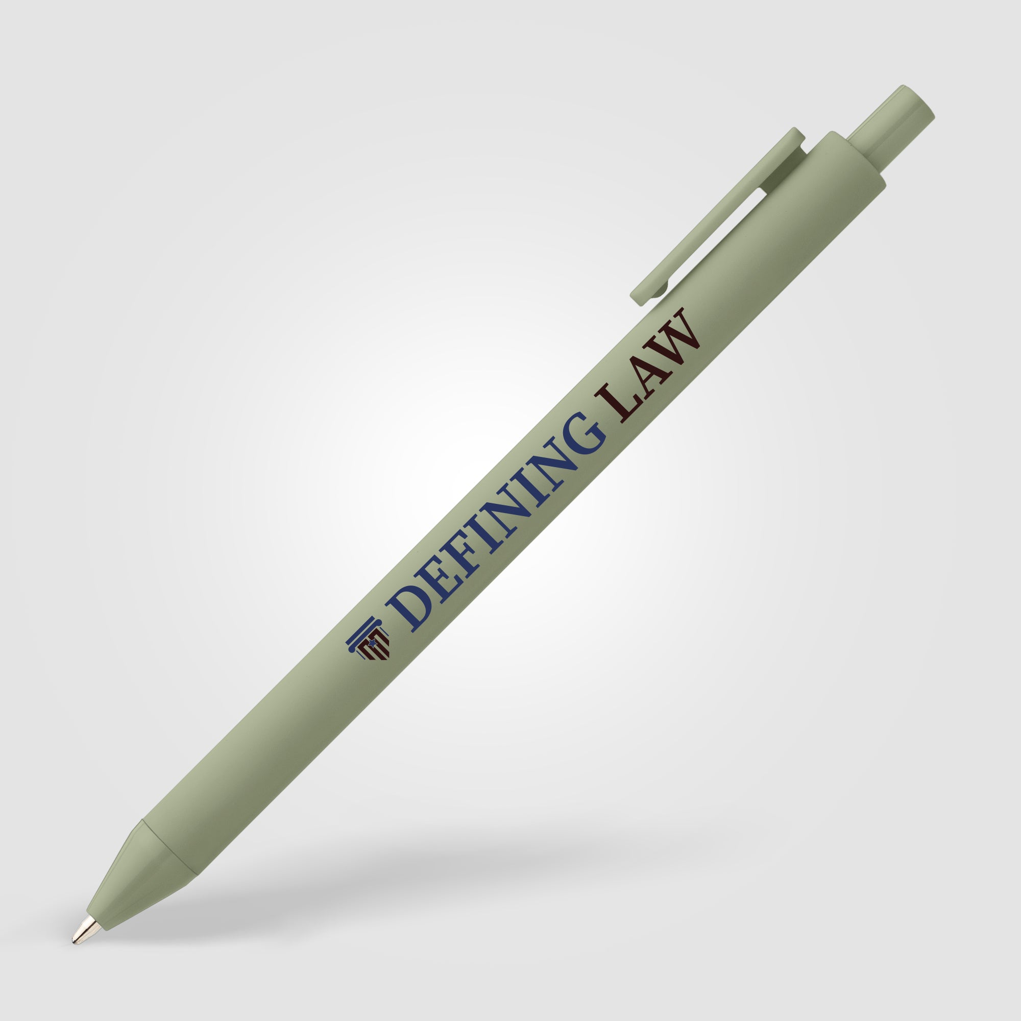 Bloom Recycled Plastic Retractable Soft Touch Pen - ColorJet-zoom-11