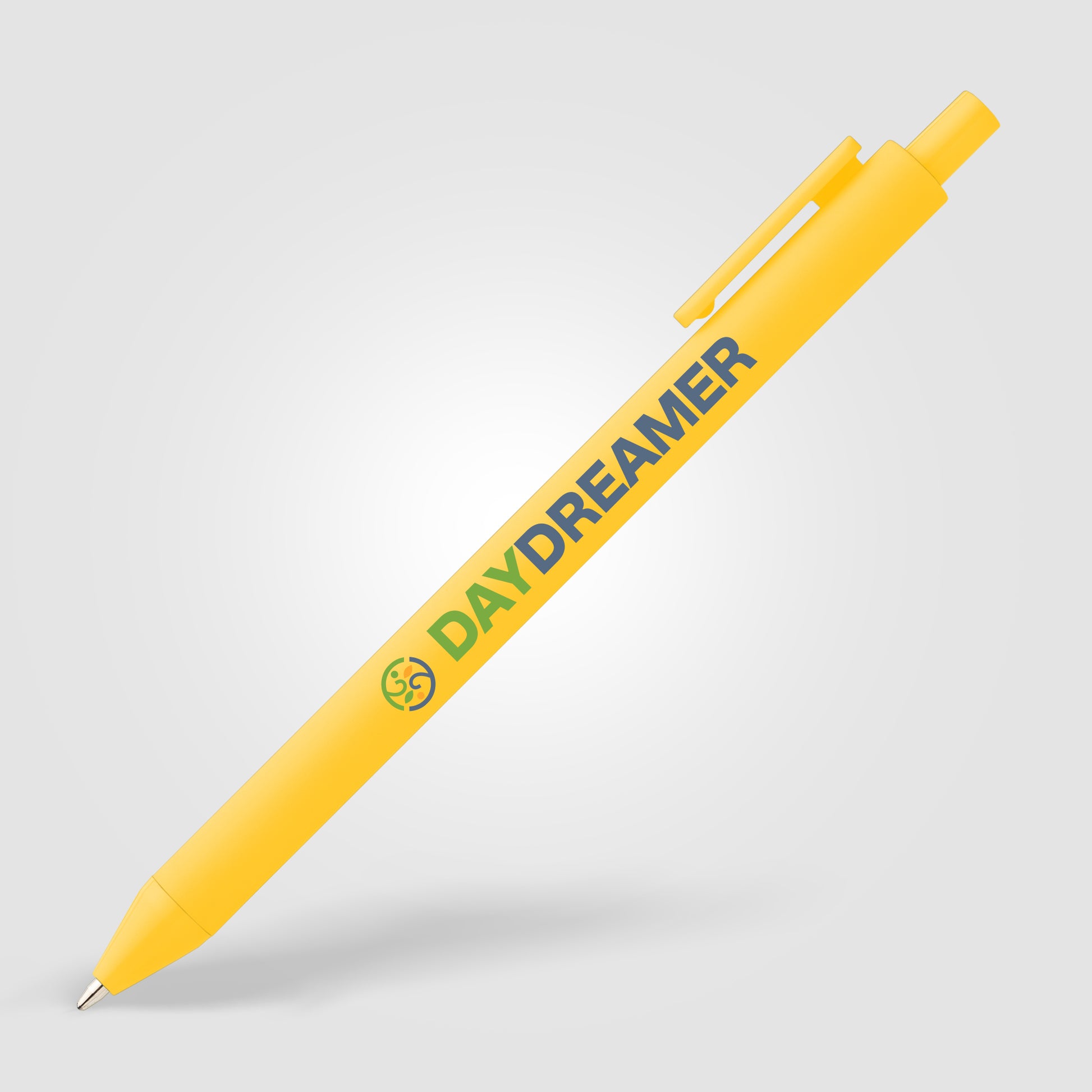 Bloom Recycled Plastic Retractable Soft Touch Pen - ColorJet-9