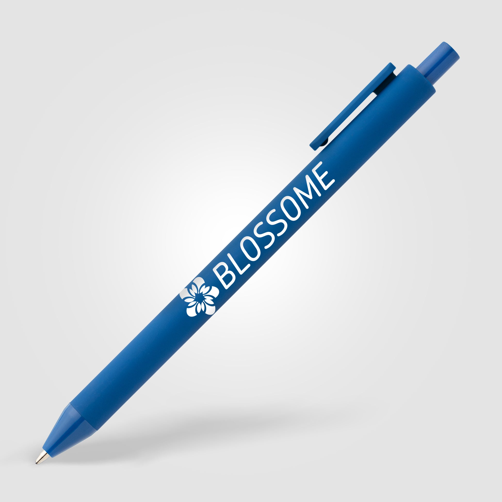Bloom Recycled Plastic Retractable Soft Touch Pen-5