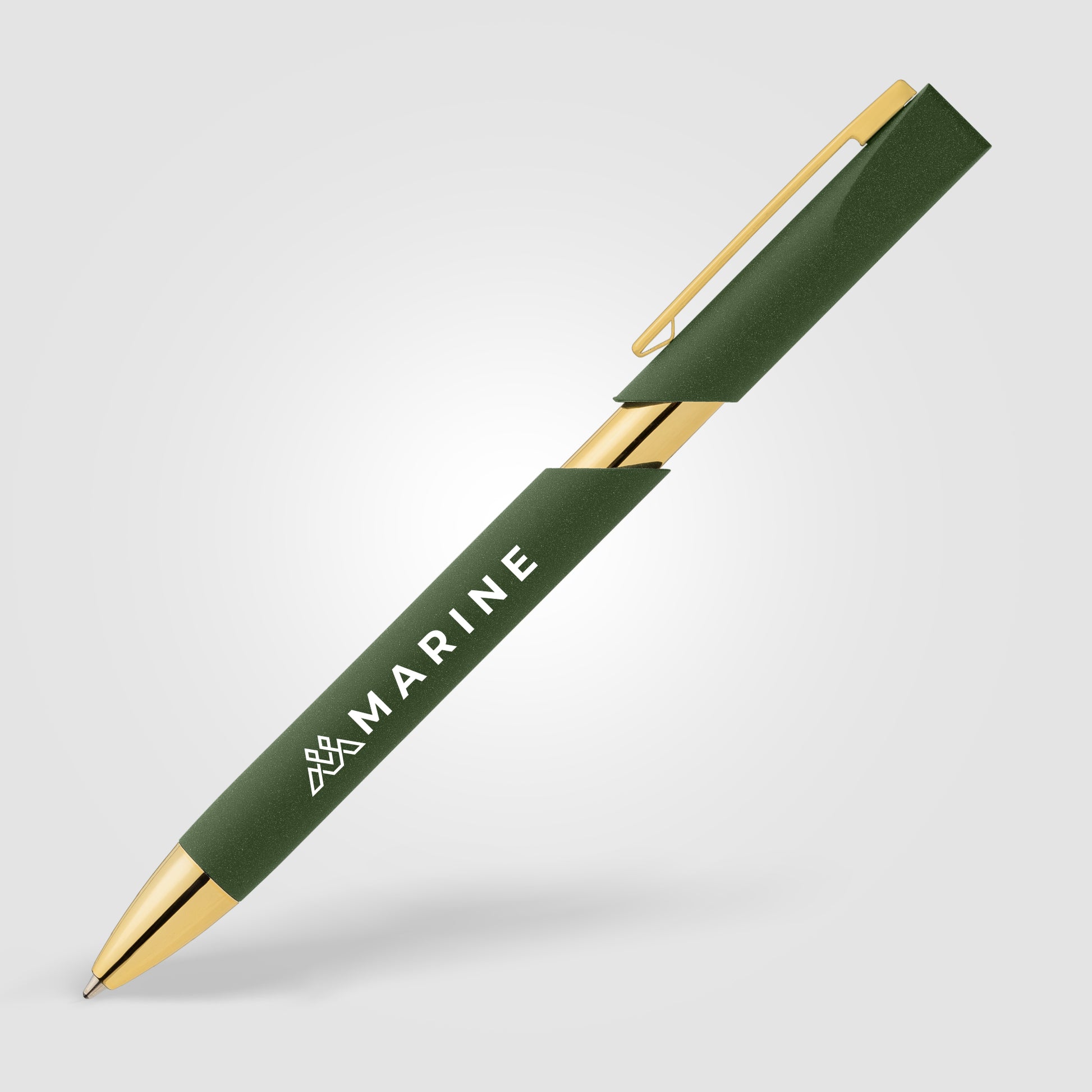Aurelia Recycled Plastic Gold Trim Pen-3