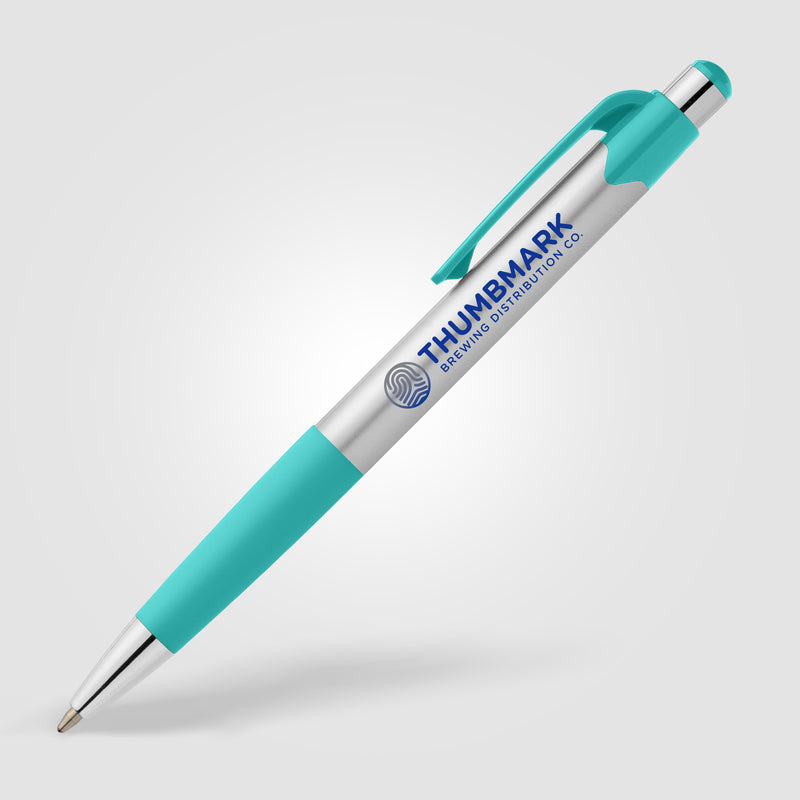Smoothy Recycled Plastic Color Grip Pen - ColorJet-zoom-