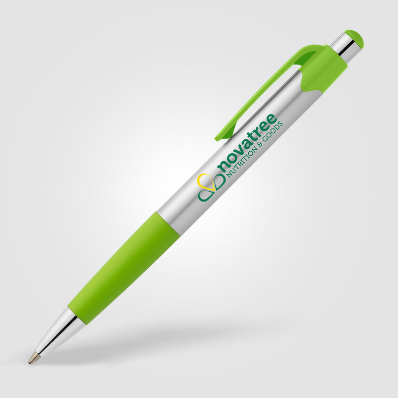 Smoothy Recycled Plastic Color Grip Pen - ColorJet-zoom-